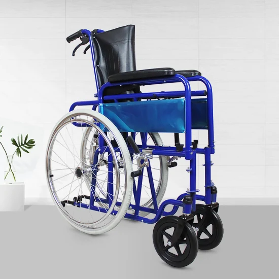 Muti Functional Stainless Steel Cerebral Palsy High Backrest Economic Medical Folding Wheel Chair Commode Chair