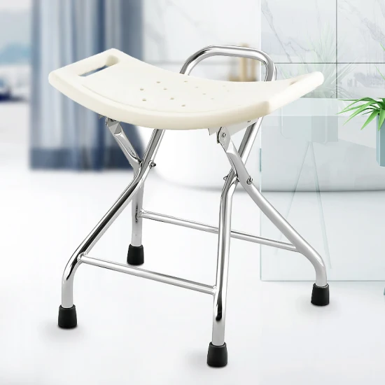 Durable Light Weight Aluminum Adjustable Disabled Bath Seat Shower Chair Shower Bench for The Elderly